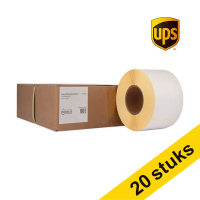 Aanbieding: 5x 123inkt huismerk vervangt Zebra Z-Perform 1000D UPS verzendlabels (3006306-T) 100 x 150 mm (4 rollen) 653176