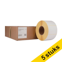 Aanbieding: 5x 123inkt huismerk vervangt Zebra Z-Perform 1000D label (3007253-T) 102 x 76 mm (4 rollen)