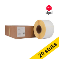 Aanbieding: 5x 123inkt huismerk vervangt Zebra Z-Select 2000D DPD label (800740-605) 102 x 152 mm (4 rollen) 653432