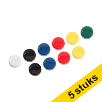 Aanbieding: 5x 123inkt magneten 20 mm assorti (10 stuks)