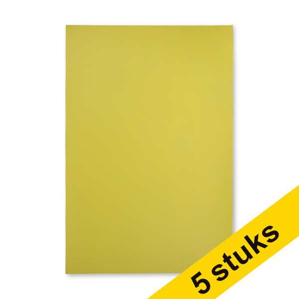 Aanbieding: 5x 123inkt magnetisch vel geel/groen (20 x 30 cm) 301741 - 1