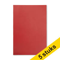 Aanbieding: 5x 123inkt magnetisch vel rood (20 x 30 cm)