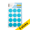 Aanbieding: 5x 123inkt markeringspunten Ø 32 mm blauw (240 etiketten) 301526 - 1
