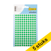 Aanbieding: 5x 123inkt markeringspunten Ø 8 mm groen (450 etiketten)