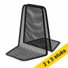 Aanbieding: 5x 123inkt mesh boekensteun 15 x 13,2 x 9 cm zwart (2 stuks) 303025 - 1