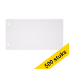 Aanbieding: 5x 123inkt scheidingsstrook 120 x 225 mm wit (100 stuks) 301776 - 1