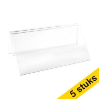 Aanbieding: 5x 123inkt transparante menuclip 100 mm