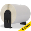 Aanbieding: 5x Brother DK-11247 grote verzendlabels (123inkt huismerk)  650531