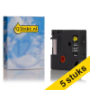 Aanbieding: 5x Dymo 1978365 tape wit op zwart 12 mm (123inkt huismerk) 653087 - 1