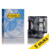 Aanbieding: 5x Dymo S0718280 / 18053 IND Rhino tape krimpkous zwart op wit 9 mm (123inkt huismerk)