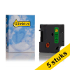 Aanbieding: 5x Dymo S0720740 / 40919 tape zwart op groen 9 mm (123inkt huismerk) 650866 - 1