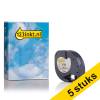 Aanbieding: 5x Dymo S0721730 / 91208 tape metaalkleurig zilver 12 mm (123inkt huismerk)  650569