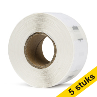 Aanbieding: 5x Dymo S0722470 / 99018 smalle ordneretiketten (123inkt huismerk)