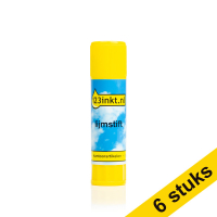 Aanbieding: 6x 123inkt lijmstift medium (21 g) 300567