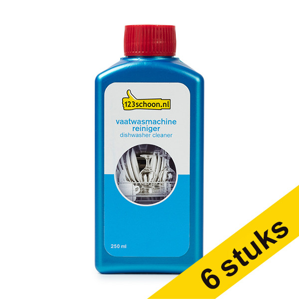 Aanbieding: 6x 123schoon vaatwasmachine reiniger (250 ml)  SDR06019 - 1