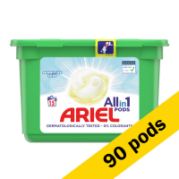 Aanbieding: 6x Ariel pods All in 1 Sensitive (15 wasbeurten)  SAR00074