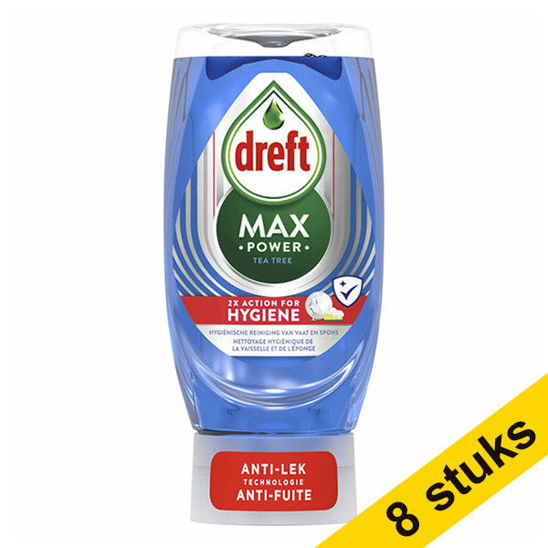 Aanbieding: 8x Dreft Max Power Hygiene afwasmiddel (370 ml)  SDR05179 - 1
