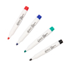 Aanbieding: Set 123inkt mini whiteboard markers zwart/rood/blauw/groen (1 mm rond)