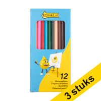 Aanbieding 3x: 123inkt Classic kleurpotloden (12 stuks)