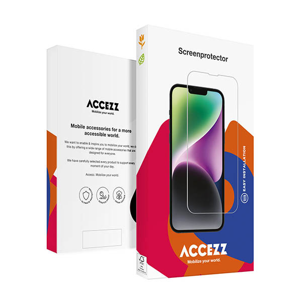 Accezz Gehard Glas Screenprotector Apple iPhone 15 / 15 Pro / 16 137728 - 2