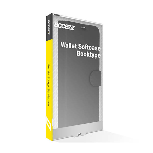 Accezz Wallet Softcase Bookcase Apple iPhone 15 zwart 137723 - 2