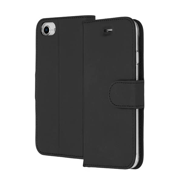 Accezz Wallet Softcase Bookcase Apple iPhone SE (2022 / 2020) / 8 / 7 / 6(s) zwart 137711 - 1