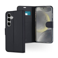 Accezz Wallet Softcase Bookcase Samsung Galaxy S25 zwart 137780