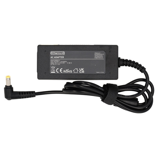 Acer adapter (19 V, 2.37 A, 45 W, 123accu huismerk) A045R021L-AC01-01 A13-045N2A ACERPA-1450-26 ADP-45FEF ADP-45HE ADR00212 - 1