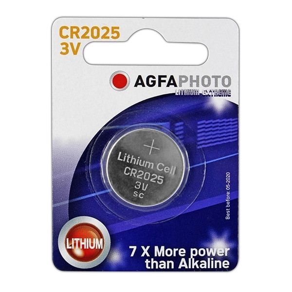 Agfaphoto CR 2025 Lithium knoopcel batterij 1 stuk 150-803425 290034 - 1