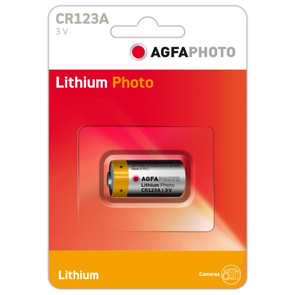 Agfaphoto Lithium CR123A batterij 120-802633 290014 - 1