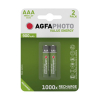 Agfaphoto oplaadbare Micro AAA batterij 2 stuks 131-802824 290022