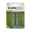 Agfaphoto oplaadbare Mignon AA batterij (2 stuks)