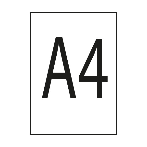 Akte envelop wit 220 x 312 mm - EA4 gegomd (250 stuks) 303160 209064 - 2