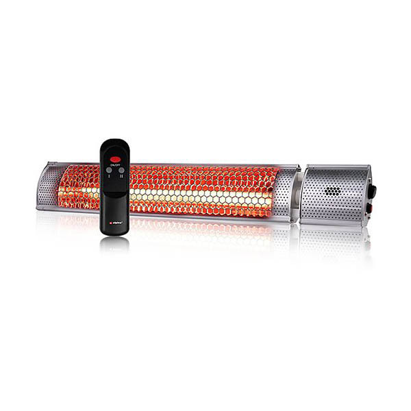 Alpina infrarood terrasverwarmer (2000W, ruimtes tot 18m², wit) 298282 - 1