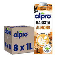 Alpro Barista Almond plantaardige opschuimmelk 1 liter (8 stuks) 422843