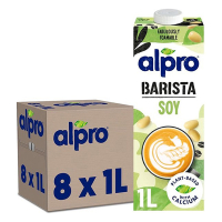 Alpro Barista Soya plantaardige opschuimmelk 1 liter (8 stuks) 422845