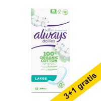 Aanbieding: 4x Always Dailies Cotton Protection inlegkruisjes large (32 stuks)