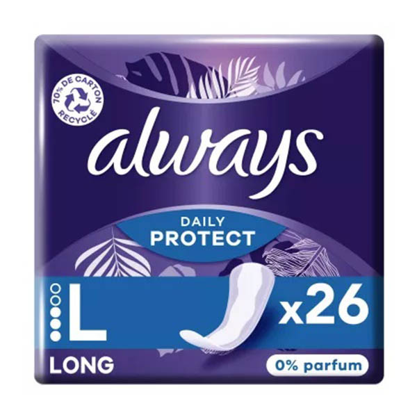 Always Daily Protect inlegkruisjes long (26 stuks) SAL00172 - 1