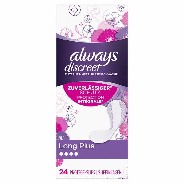 Always Discreet inlegkruisjes long plus (24 Stuks) SAL01082 - 1