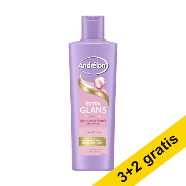 Aanbieding: 5x Andrélon Extra Glans shampoo (250 ml) SAN00642 - 1
