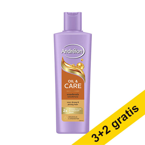 Aanbieding: 5x Andrélon Oil & Care shampoo (250 ml) SAN00649 - 1
