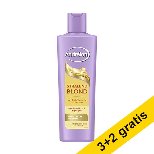 Aanbieding: 5x Andrélon Stralend Blond verhelderende champoo (250 ml) SAN00644 - 1