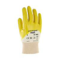 Ansell ActivArmr 47-401 nitril werkhandschoen geel maat 10/XL (12 paar) 19047110 SSA07099