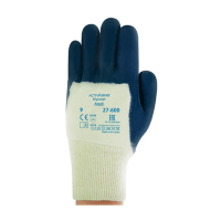 Ansell ActivArmr Hycron 27-600 nitril werkhandschoen blauw/wit maat 10/XL (12 paar) 19027010 SSA07066