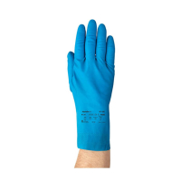 Ansell AlphaTec 87-195 latex werkhandschoen blauw maat L/XL (12 paar) 19085910 SSA07112