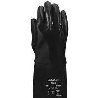 Ansell AlphaTec Solvex 09-924 nitrilrubberen handschoen zwart maat 10/XL (12 paar) 19009610 SSA07023