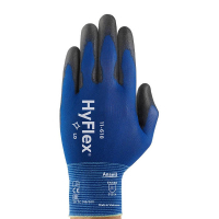 Ansell Hyflex 11-618 montage werkhandschoen zwart/blauw maat 10/XL (12 paar) 19012910 SSA07040