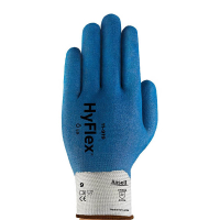 Ansell Hyflex 11-919 nitril werkhandschoen blauw/wit maat 10/XL (144 paar) 19013110 SSA07041