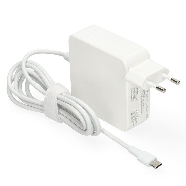 Apple MacBook USB-C adapter (96W, 123accu huismerk) A2166 MX0J2ZM/A ADR00270 - 1