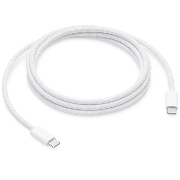 Apple USB-C naar USB-C kabel wit gevlochten (2 meter) K010214345 Apple USB-C naar USB-C kabel wit gevlochten (2 meter) K010214345 - 1